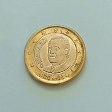 Moneta 1 euro euro 2001 Spagna