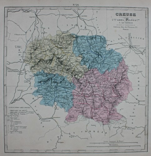 Creusa gueret francia carta - creusa,, francia,
