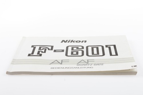 Nikon 601 manuale di - f-601,