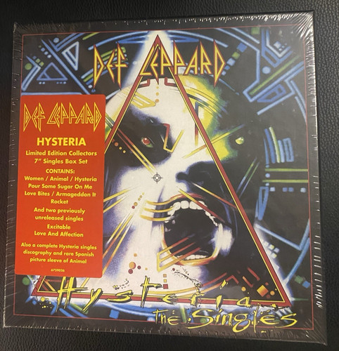 Def leppard hysteria singles - def,