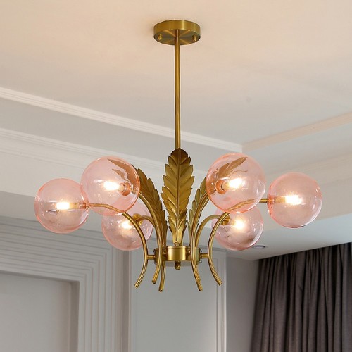 Lampadario vetro art decò - art,