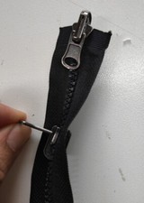 Cerniera DOPPIO CURSORE REVERSIBILE Lampo Zip divisibile DOPPIA APERTURA