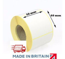 Etichette in scala CAS termiche 58mm x 60mm 20 rotoli ricevuta IVA inclusa