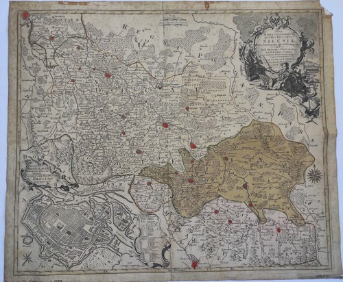 Mappa antica originale tobias - antica,