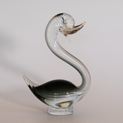 Grande cigno vetro - cigno, in
