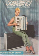 SPARTITI, 50 MAGNIFICI SUCCESSI INTERNAZIONALI, PER FISARMONICA E CHITARRA, 1969