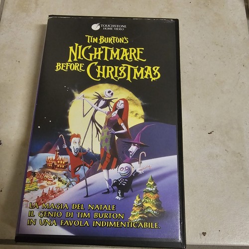 Vhs nightmare before christmas - vhs,