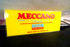 RARITA' TARGA PUBBLICITARIA DA NEGOZIO MECCANO IN PLASTICA ANNI 60/70 ITALIA