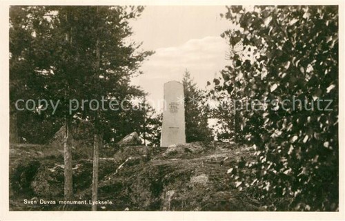 Lycksele sven duvas monument - sven,