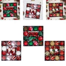 44x Palline di Natale Ornamenti Decorazioni Palline per Laurea Vacanze