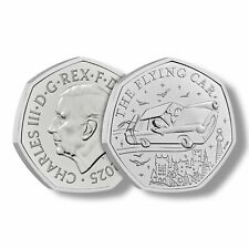 UK Harry Potter 2025: The Aviatore Auto Certificato Bu 50p Moneta