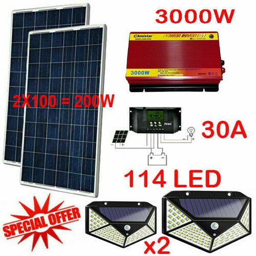 Kit fotovoltaico 2kw inverter - kit,