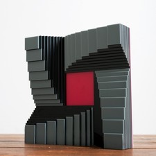 GIO SCHIANO SCULPTURE no victor vasarely ap art bridget riley optical dadamaino