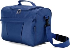 Beauty Case donna da viaggio 32x25x17 cm. con tracolla e fascia, Benzi.