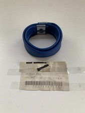 Maniglia sella in pelle blu