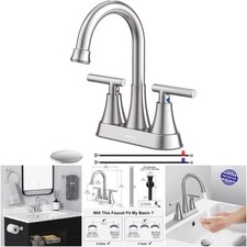 Rubinetto lavabo bagno fori - rubinetto, 3