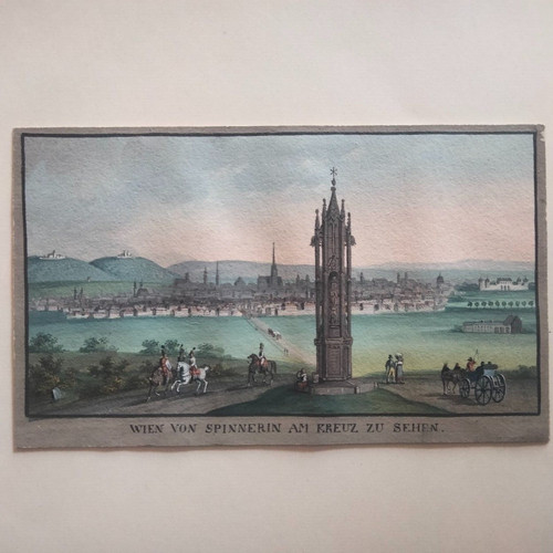 1850 gouache veduta - di, vienna