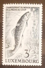 Francobolli Lussemburgo Pesca Pesce Volante Mc 682 Yt 636 1963
