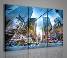 QUADRI MODERNI TIMES SQUARE II QUADRO MODERNO NEW YORK ARREDAMENTO CASA UFFICIO 