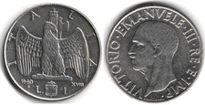 Italia 1 lira, 1940 Magnetica