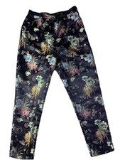 Pantaloni asiatici floreali