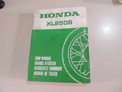 Honda 250 1978 manuale - xl,