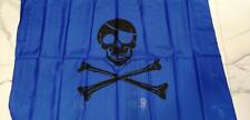 1 bandiera PIRATA TESCHIO140x100 cm BLU PER BARCA BALCONE FLAG BANDIERONE