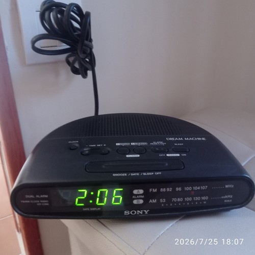 Radio sveglia vintage sony - sveglia,