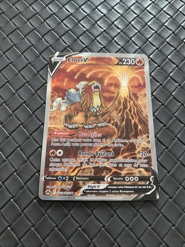 Carte pokémon entei - pokémon,