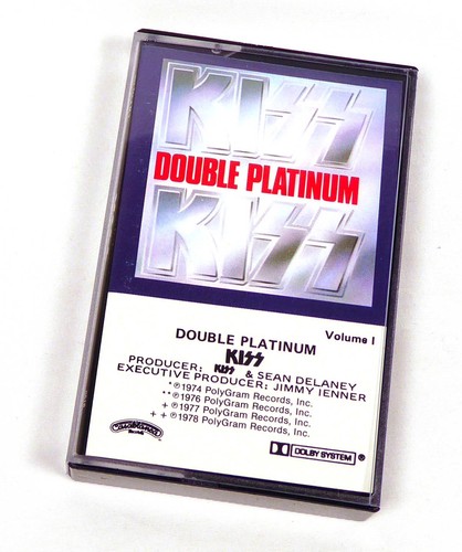Musikkassette kiss double - kiss,