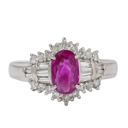Anello rubino ct diamante - anello,