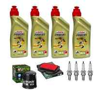 KIT Honda CBR 600 F Hurricane 1991/1994 Castrol 10W40 filtro olio aria candele