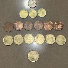Lotto di 17 monete da 50, 20