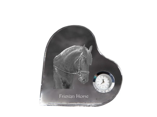 Cavallo frisone orologio - frisone, a