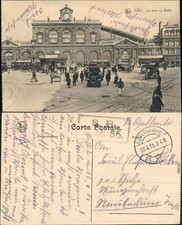 CPA Lille La Gare de Buffet -
