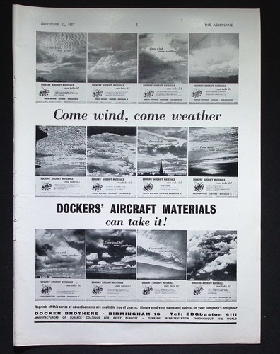Original 1957 advert docker - original,
