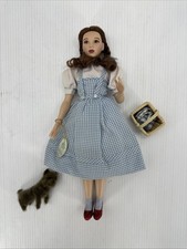 Bambola di porcellana Wizard of Oz Dorothy con Toto 12" Timeless Treasures Mattel {41}