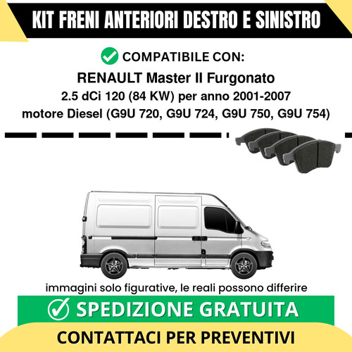 Pastiglie freno anteriori per - pastiglie,