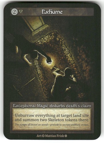 Exhume eccezionale stregoneria - exhume,