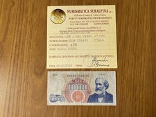 BANCONOTA LIRE 1000 VERDI 1º