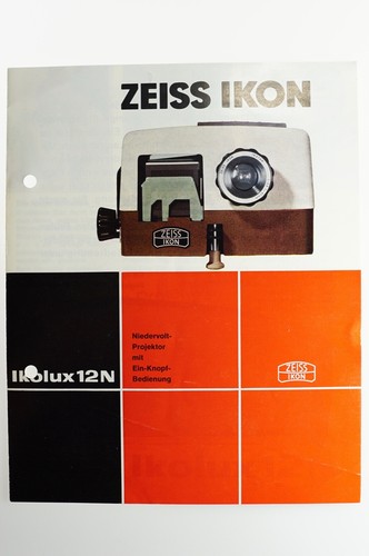 Brochure proiettore zeiss ikon - brochure,