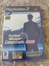 FOOTBALL MANAGER CAMPIONATO 2005 Per Sony PS2, PAL ITALIANO, NUOVO E SIGILLATO