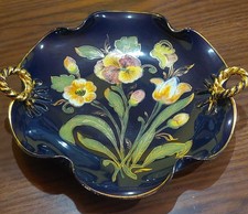 Piatto centrotavola blu
