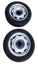 2 Cerchi in Ferro Alcar 7300 6.0x14 ET45 4x100 + Pneumatici VW Polo Golf Passat