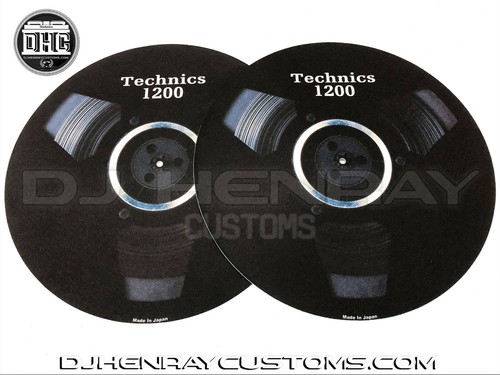Technics black reel - to, dj