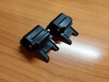 2x SANSUI SR-333 CERNIERE CAPPA COPERCHIO HINGE HINGES DUST COVER TURNTABLE