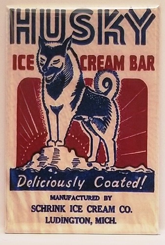 Magnete gelato husky - magnete,