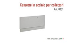 Cassetta ad incasso in acciaio