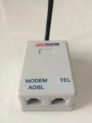 Filtro adsl rj11 telecom - telecom, plus