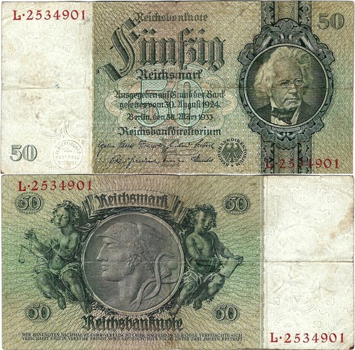 Reichsmark 1933 berlino - 50,